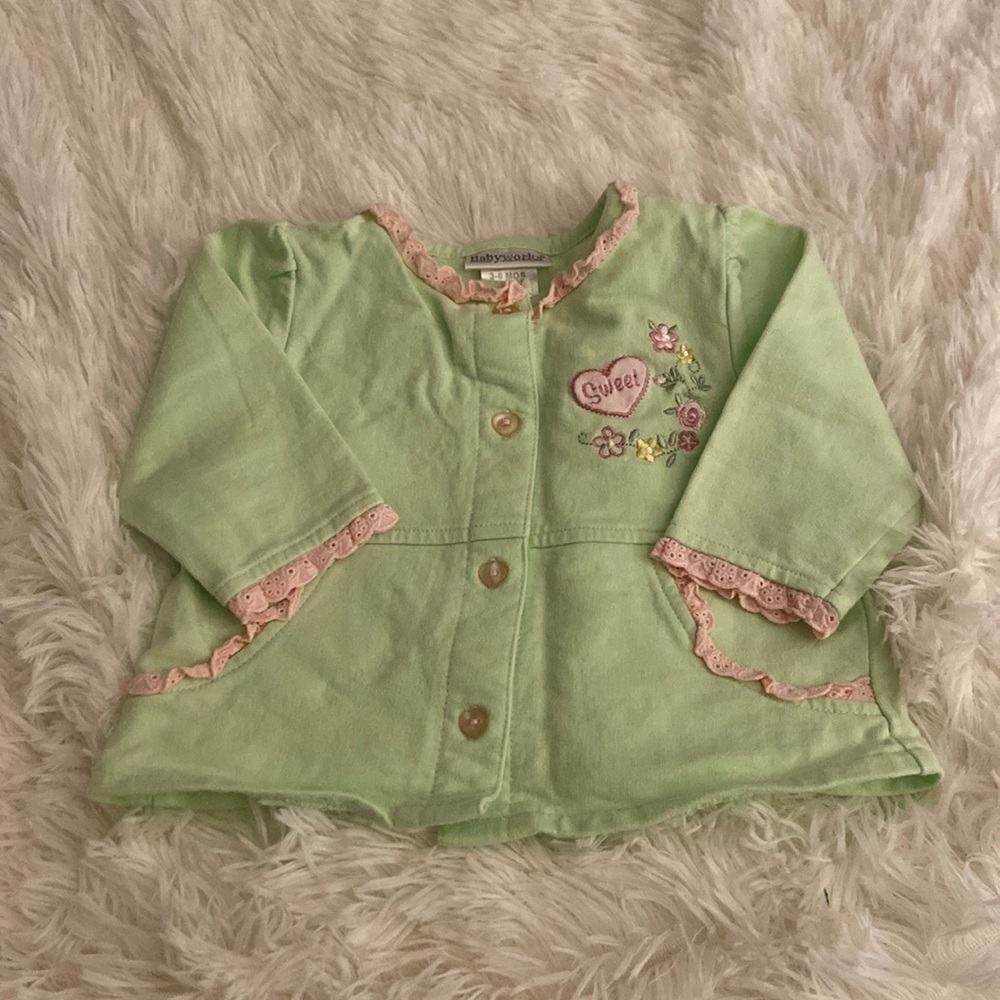 The cutest baby girls light weight jacket!